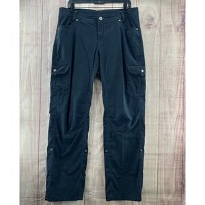 Kuhl Born In The Mountains Women's Cargo Black Hiking Pants Size 14 R Style 6065